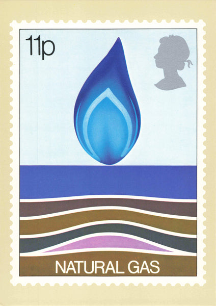 PHQ Post Office postcard, Energy Series, Natural Gas