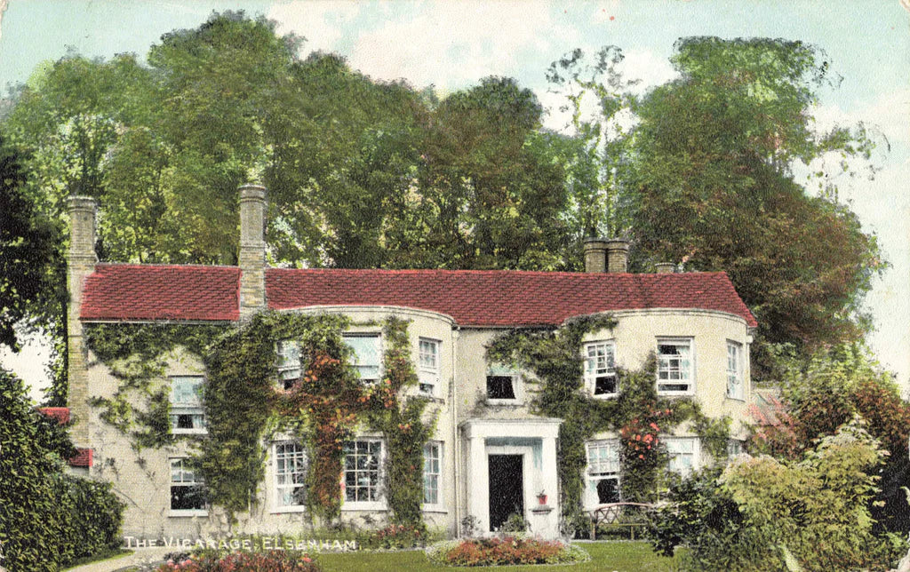 The Vicarage at Elsenham, Essex and importance of vintage postcards
