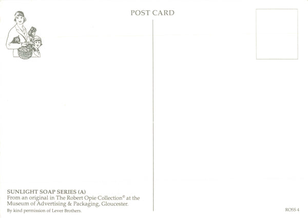 MODERN SIZE POSTCARD ADVERTISING SUNLIGHT SOAP (ref 2256)
