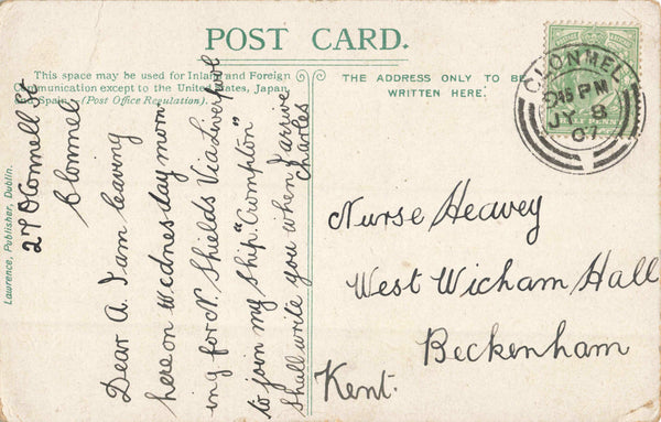 TWIN WELLS, LISDOONVARNA, CO CLARE, OLD IRELAND POSTCARD (ref 5414/24)
