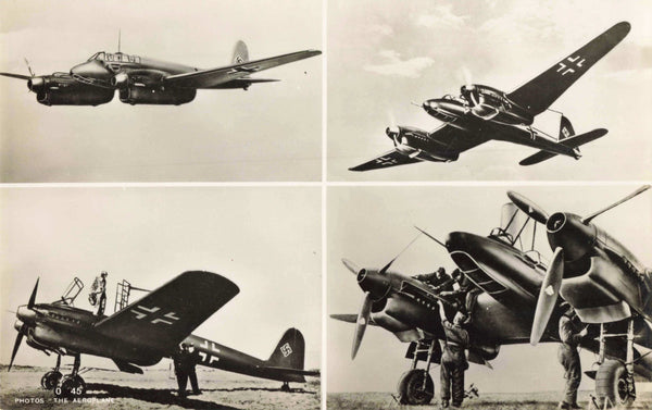 FOCKE WULF FW 187 aviation postcard