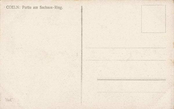 COELN, PARTIE AM SACHSEN-RING - OLD GERMANY POSTCARD (ref 7078/23)