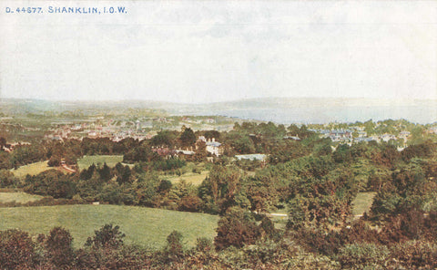 Old postcard of Shanklin, Isle of Wight