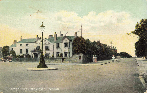 Early 1900s postcard of Kings Gap, Hoylake, shows Green Lodge Hotel