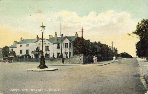 Early 1900s postcard of Kings Gap, Hoylake, shows Green Lodge Hotel