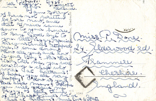 SLIEDRECHT, GEMEENTEHUIS - OLD NETHERLANDS POSTCARD (ref 4657/24)
