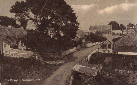 Old postcard of Aberthaw Village in Glamorgan