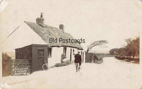 WHITE COTTAGE, BIRKENHEAD ROAD, MORETON -  OLD RP WIRRAL POSTCARD  (ref 7141/23)