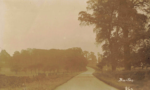 Barton, old Nottinghamshire postcard