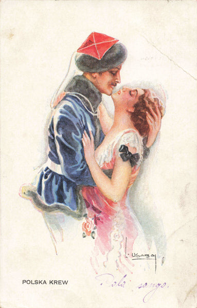 Polska Krew postcard, 1920