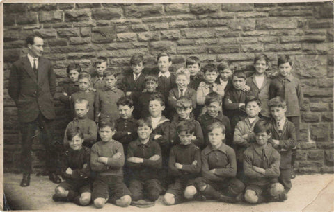 Boys school class photo, maybe Atherstone