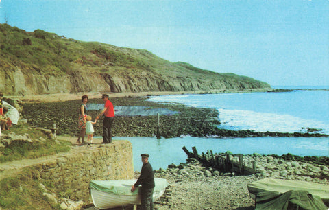 Old postcard of Castle Haven, Niton Undercliffe, Isle of Wight