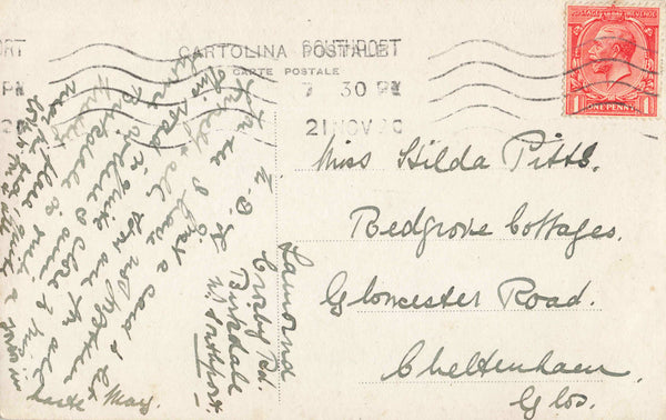 BIRKDALE, ALBERT ROAD, SOUTHPORT c1920s RP POSTCARD (ref 6497/25)