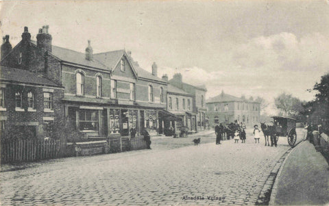 Early 1920s postcard of Ainsdale Village, nr Southport