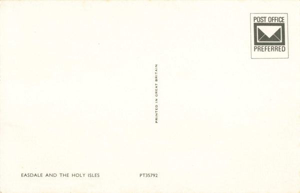 EASDALE AND THE HOLY ISLES, SCOTLAND POSTCARD (ref 6491/25)