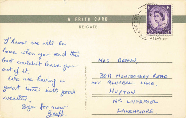 SHROPSHIRE UNION CANAL, MARKET DRAYTON, OLD POSTCARD (ref 6745/24)