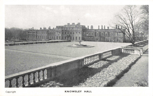 3 OLD POSTCARDS OF KNOWSLEY HALL, LIVERPOOL (ref 6740/24)
