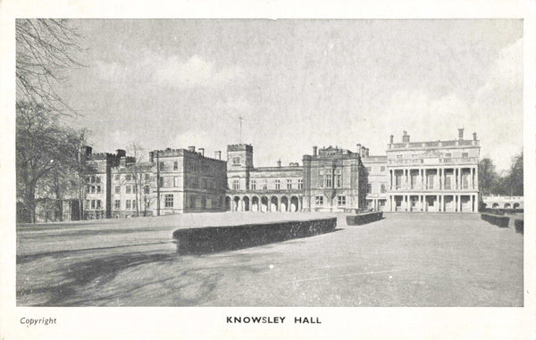 3 OLD POSTCARDS OF KNOWSLEY HALL, LIVERPOOL (ref 6740/24)