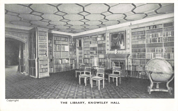 3 OLD POSTCARDS OF KNOWSLEY HALL, LIVERPOOL (ref 6740/24)