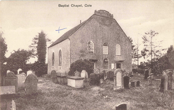COTE BAPTIST CHAPEL, OXFORDSHIRE - NR ASTON & BAMPTON - POSTCARD (ref 7286/23/F)