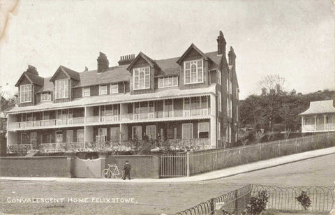 Old postcard of Convalescent Home, Felixstowe