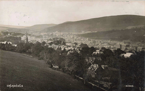 1920s real photo postcard of Galashiels, Selkirkshire, Scotland