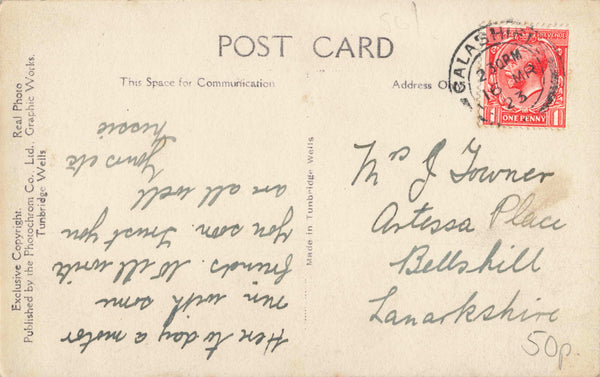 GALASHIELS, 1920s REAL PHOTO POSTCARD (ref 2736/1/24)