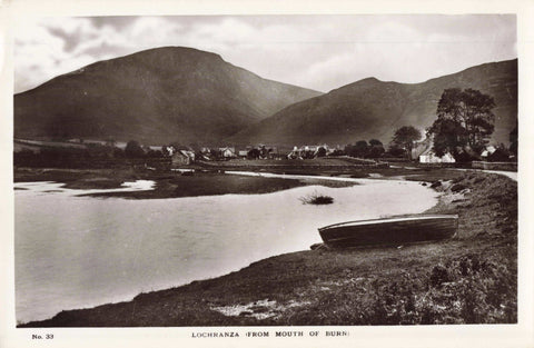 LOCHRANZA (FROM MOUTH OF BURN), OLD RP POSTCARD, ARRAN 