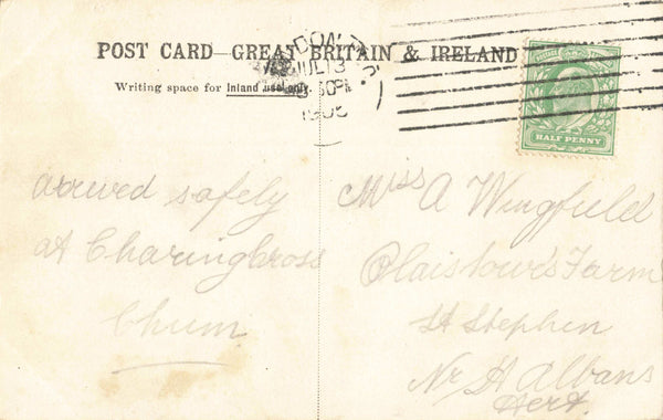 OLD MILL, ST ALBANS - 1905 HERTFORDSHIRE POSTCARD (ref 6124/22)