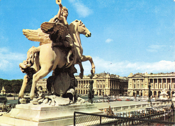 Modern size postcard of Place de la Concorde, Paris