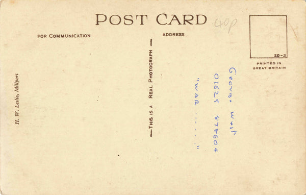 FINTRY BAY, MILLPORT - REAL PHOTO AYRSHIRE POSTCARD (ref 2864/J/24)
