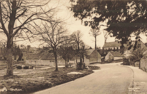 Old postcard of Shilton, Oxfordshire