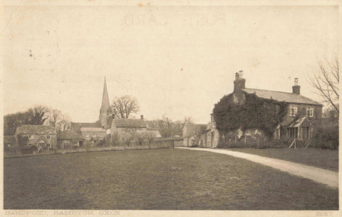 Old postcard of Sandford, Bampton, Oxfordshire