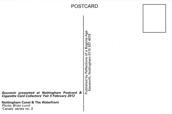 NOTTINGHAM CANAL AND THE WATERFRONT, MODERN SIZE POSTCARD (6392/24)