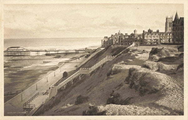 W. Cliff, Cromer, old postcard Norfolk