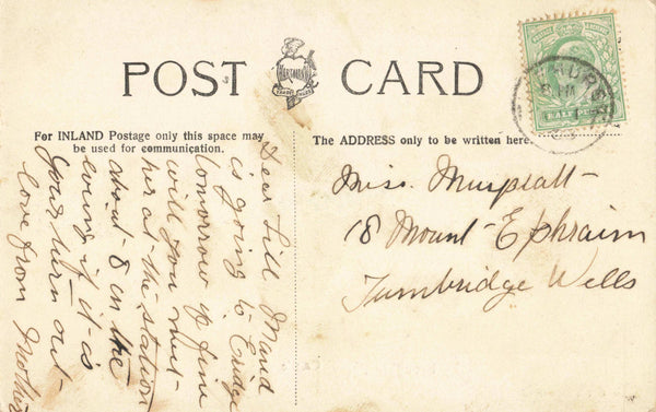 BROUGHTY FERRY, CASTLE - 1908 POSTCARD, ANGUS SCOTLAND (ref 6567/J/24)