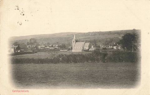 COTHERSTONE - 1907 POSTCARD, SPELT COTHERSTON (ref 6630/W7/25)