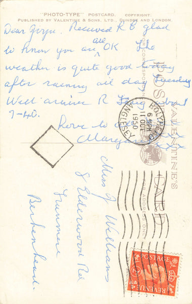 SOLDIER'S POINT, HOLYHEAD - OLD ANGLESEY POSTCARD (ref 5734/24)