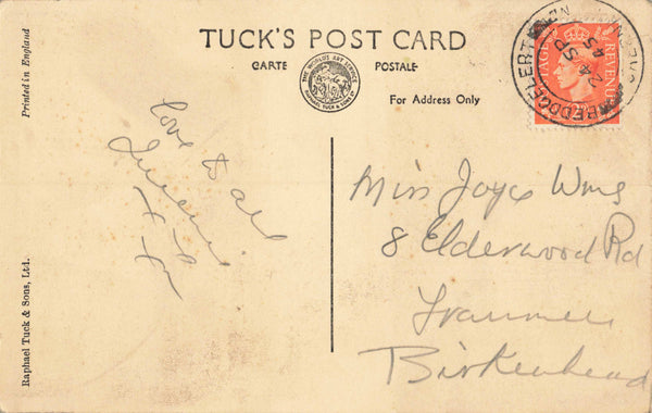 SNOWDONIA HARP CHOIR, BEDDGELERT - 1940s TUCK POSTCARD (ref 5751/24)