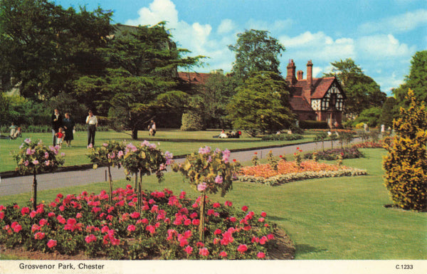 7 OLD POSTCARDS OF CHESTER, CHESHIRE, 6 PUBLISHED BY DENNIS
