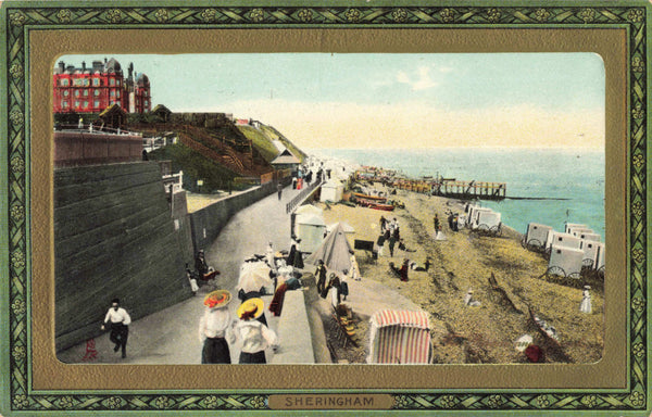 Old postcard of Sheringham, Norfolk