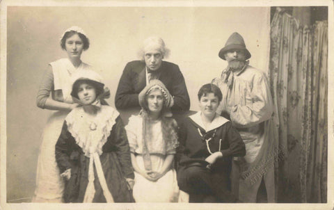 PEOPLE IN FANCY DRESS, MAYBE POLESWORTH WARWICKSHIRE