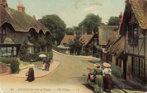 Old Village, Shanklin, Isle of Wight, 1908 postcard