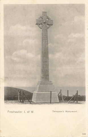 Freshwater, Tennyson's Monument, Isle of Wight, 1907 postcard