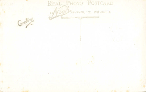 THE 6 WONDERS OF THE ISLE OF WIGHT, OLD REAL PHOTO POSTCARD (ref 5280/J/24)