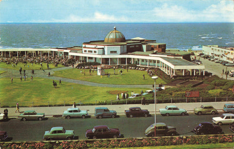 1970s postcard of Marine Hall &amp; Gardens, Fleetwood, Lancashire