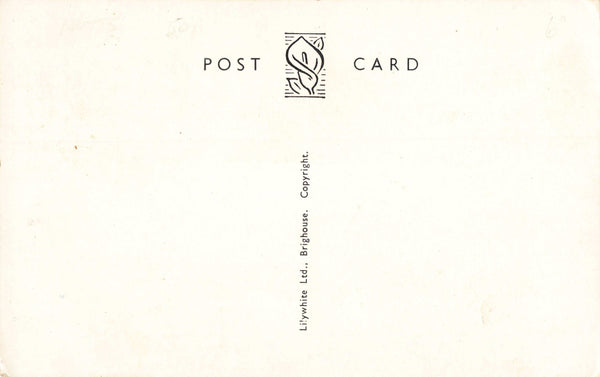 GREETINGS FROM HOLLINGWORTH LAKE, LITTLEBOROUGH, OLD POSTCARD (ref 6723/J/24)