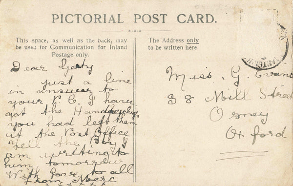 BUTTER CROSS, WITNEY, OLD OXFORDSHIRE POSTCARD (ref 7222/23/F)