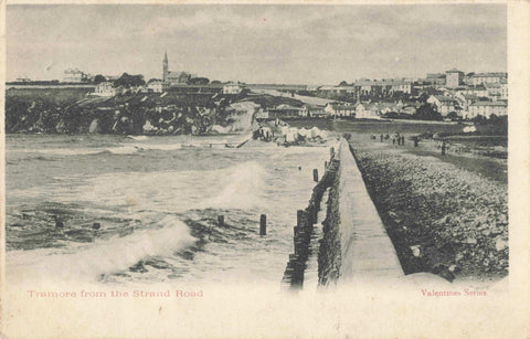 TRAMORE FROM THE STRAND ROAD - EARLY 1900s POSTCARD, CO WATERFORD (ref 5657/24)