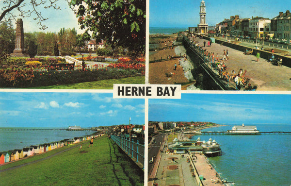 Old postcard of Herne Bay, Kent